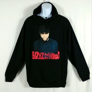 Boyz N The Hood Men's Black Ice Cube Graphic Oversized Hoodie Size L/G